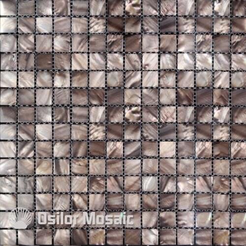 Grey color 100% Chinese freshwater shell mother of pearl mosaic tile for interior house decoration wall tiles