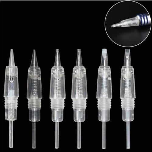 Sterilized Tattoo Needle for Gun Machine Microblading Pen Eyebrow Lips Permanent Makeup Ink Cartridges Needles