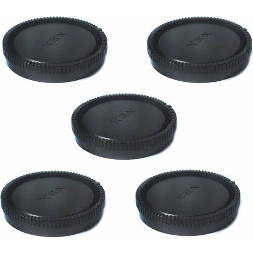 5 PCS Rear Lens Cap Cover Protector for Sony E-mount NEX NEX-5 NEX-3 5R a5000