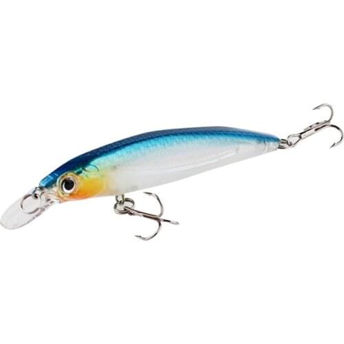 1PCS Fishing Lures Luminous Floating Laser Minnow Hard Aritificial Wobblers 14g/11cm Crankbait Plastic Baits Pesca Isca 6# hook