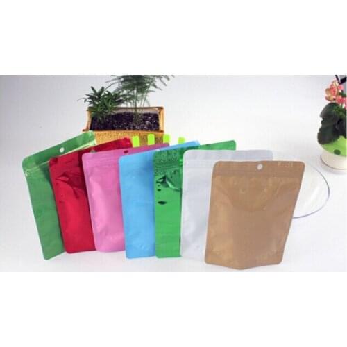 21x14CM Mutil-purpose Underwear Socks Packaging Bag Self-Sealing Snacks Food Storage Bag Multicolor Reusable Stand-Up Pouch Bag