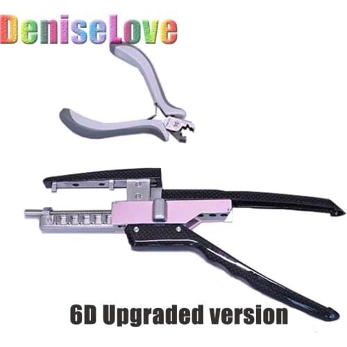 6D hair extension machines salon hair extension kit tools 6D hair whosesale Second generation 6D quick hair extension machines