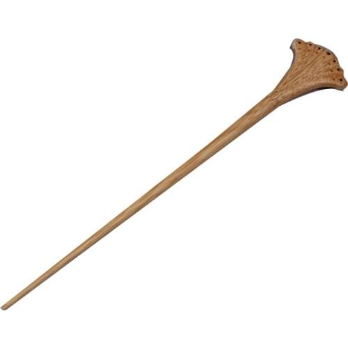 Bamboo tea needle and bamboo pot needle are hand-carved to clear the spout. Boutique Light Brown