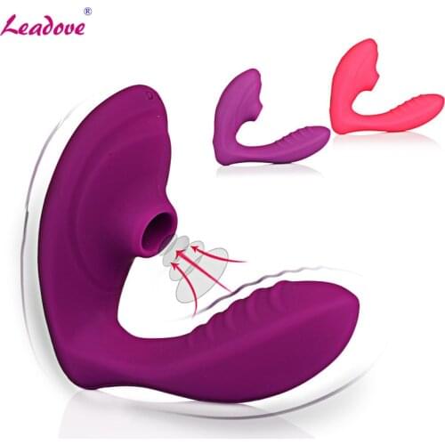 10 Speeds Wireless Remote Vagina Sucking Vibrator Vibrating Sucker Oral Sex Suction Clitoris Stimulator Erotic Sex Toy for Women