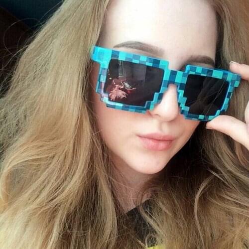 Kids Sunglasses Mosaics 4-13 Years Square Children Sun Glasses Boys Girls Eyewares Christmas Birthday Gift