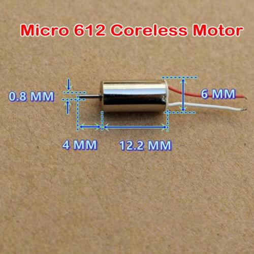 2PCS Micro Mini 612 614 615 716 816 820 Coreless Motor DC 3.7V 50000RPM High Speed Strong Magnetic DIY RC Drone Airplane Model