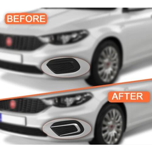 Fiat Tipo Egea For Chrome Fog light Frame 2 Piece 2015 and Above SD - HB