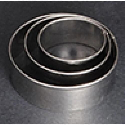 3 Pcs Cake Mold Cookie Mould Cutter Form Ring Stainless Steel Round Circle Cookie Fondant DIY Decorating Baking Accessories Tool