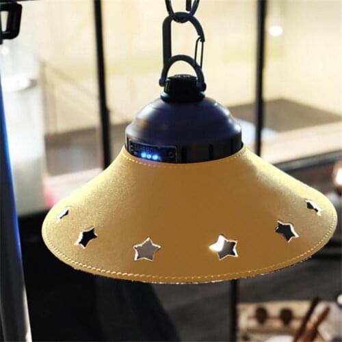 Leather Lampshade LED Spotlight Protector Cover Dustproof Detachable Removable Washable Light Lamp Cover Light Accessories