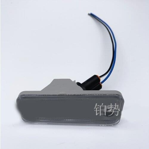 Car license plate lamp assembly 2016-hyu nda isa nta fe rear bumper license plate lamp lighting lamp housing wiring harness asse