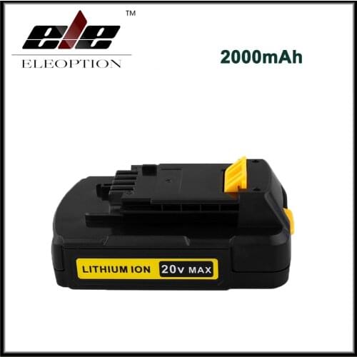Eleoption 20V Max 2000mAh Lithium Ion Replacement Battery for Stanley Power Tools FMC680L