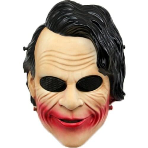 Airsoft Military Paintball Mask Funny Smiley Clown Masquerade Cosplay Costume Halloween Party Accessory Tactical Full Face Masks