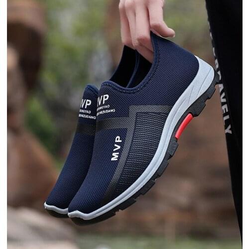 Vogue Mens Shoes Casual Luxury Brand Men Casual Shoes Loafers Men Sneakers Mesh Driving Boat Shoes Men Slip on Sneakers dfv56