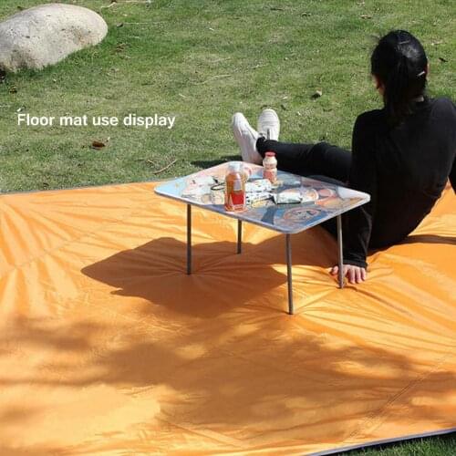 Outdoor Waterproof Awnings Camping Picnic Mat , Sun Shelter Anti UV Awning Tent Sunshade For Camping Hammock Beach