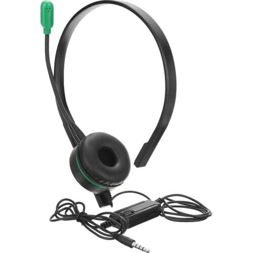 For PS4 Playstation Video Game 1pc Monaural Single-sided Earphone Mini Wired Headphone Headset Earbud With VOL Microphone Pohiks