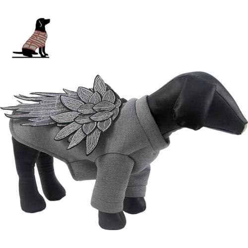 Autumn And Winter New Pattern Embroidery Pets Poodle Change Body. Personality Fashion Dog Dog Tide Card Pets Clothes Sweater