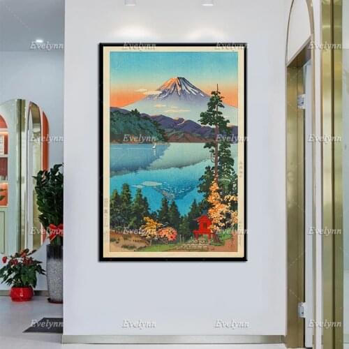 Lake Ashi In The Hakone Hills In Early Autumn - Tsuchiya Koitsu Print Ukiyo-E - Birthday Gift Idea Wall Art Home Decor Poster