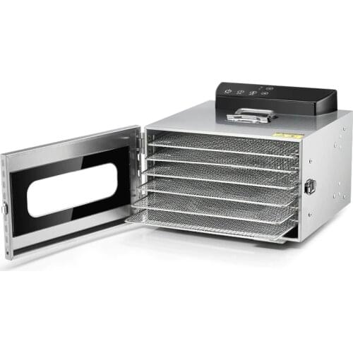 6-layer large-capacity fruit dryer, fruit dryer, automatic power-off food air dryer, bean-dissolving pet snack dryer 220V 400W