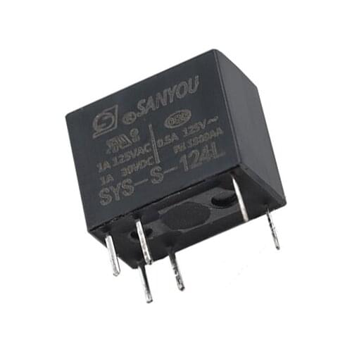HOT NEW 24V Relay SYS-S-124L SYS S 124L SYSS124L 24VDC DC24V 24V 1A 6PIN