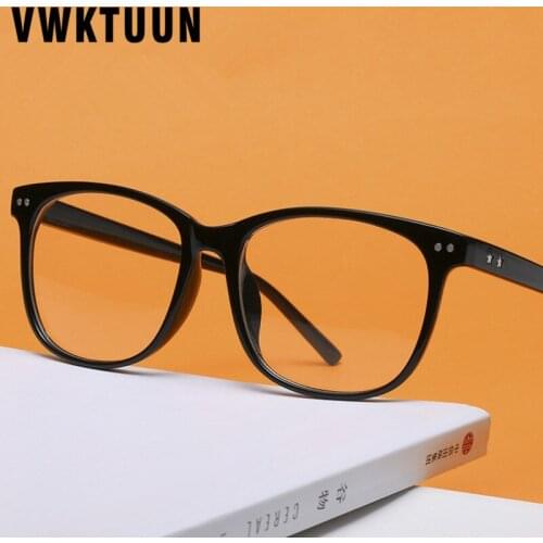 VWKTUUN Retro Glasses Frame Women Men Glasses Square Myopia Frame Star Direction Eyeglasses Frames