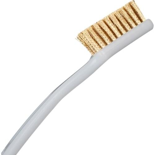 2PCS Copper Wire Toothbrush Brush For 3D Printer Nozzle Cleaner Tool Heater Block Hotend Cleaning Parts