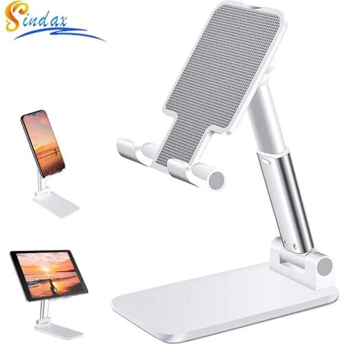 Foldable Desk Mobile Phone Holder Stand For Phone Tablet Pro Flexible Gravity Adjustable Table Holder Cell Smartphone Stand