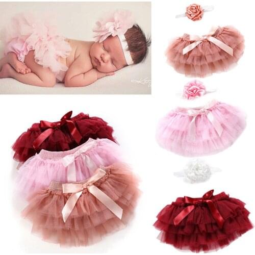Citgeett Summer Toddler Baby Girls Layer Ballet Ruffle Dance Pettiskirt Tutu Skirt Photo Solid Cute Props