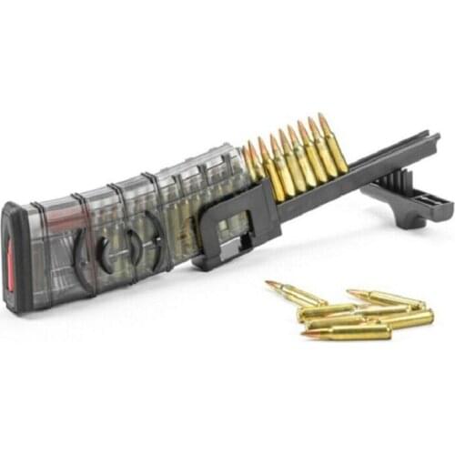 Outdoor fun toy Universal Speed Loader for Rifle Magazine Universal connector Quick loading sleeve 5.56/.223 gun accessories