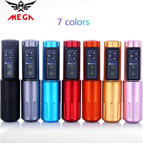 MEGA Rotary Tattoo Machine Shader & Liner 7 Colors Assorted Tatoo Motor Gun For Tattoo Gun Motor Microblading Aluminum Alloy