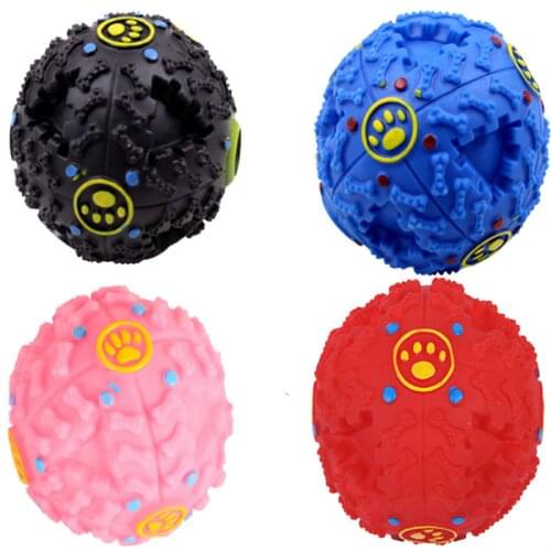 Animals Game Products Monster Squeak Interactive Pet Food Dispenser Dog Toys Ball For Kids Pitbull Golden Retriever Popular Toys