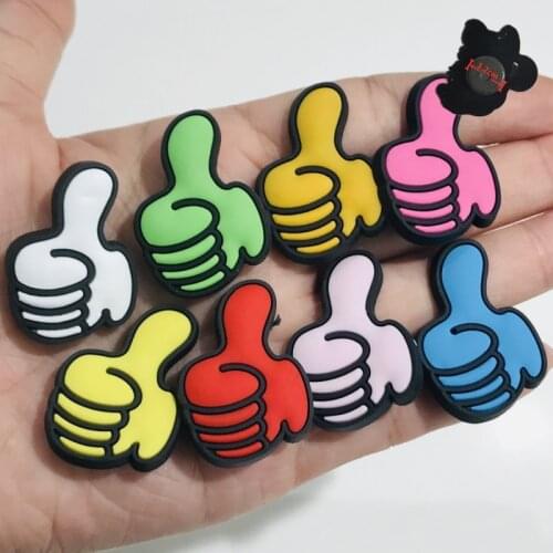 1PCS PVC Colorful Cartoon Fridge Magnets Fist Like Praise Heart Refrigerator Magnetic Sticker Kids Gift Office Supplies Note