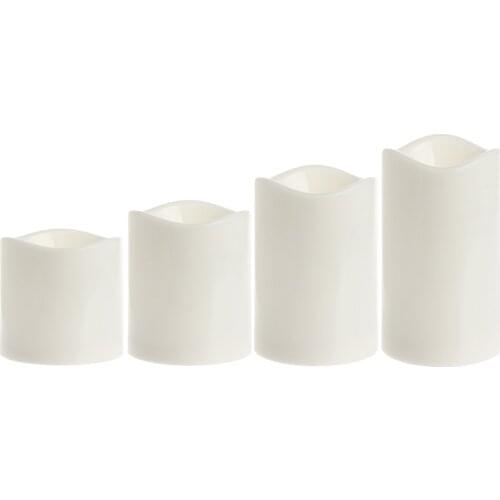 2021 New Romantic Flameless LED Electronic Candles Light Wedding Scented Wax Home Decor