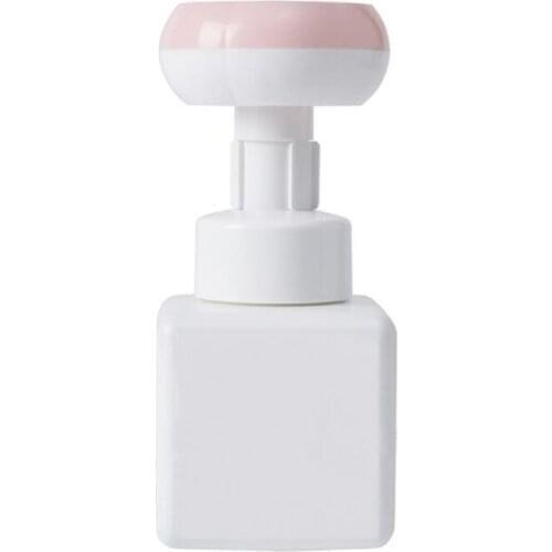 250ml Flower Foam Bottle Plastic Pressing Facial Cleanser Foam Mousse Bottle Flower Bubble Hand Sanitizer Empty Bottle Dropship