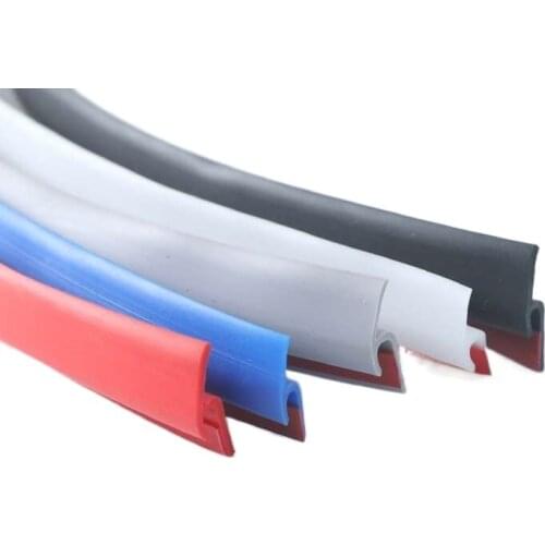5M Car Door Protection Rubber Strip H Type Self-adhesion Sealing Strip Auto From ScratchesWindshield Sealant Window Hardware