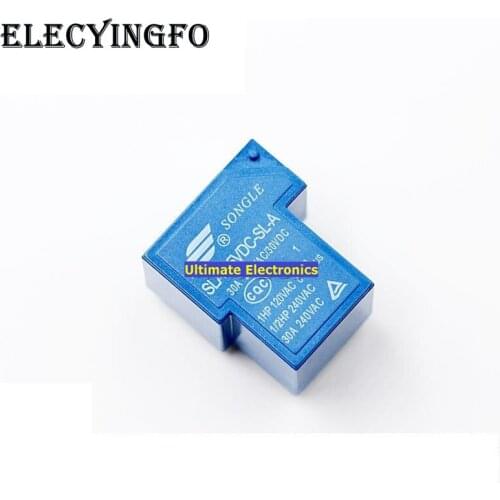 5PCS SLA-05VDC-SL-A SLA-12VDC-SL-A SLA-24VDC-SL-A SLA-48VDC-SL-A 30A 5 FEET Relays