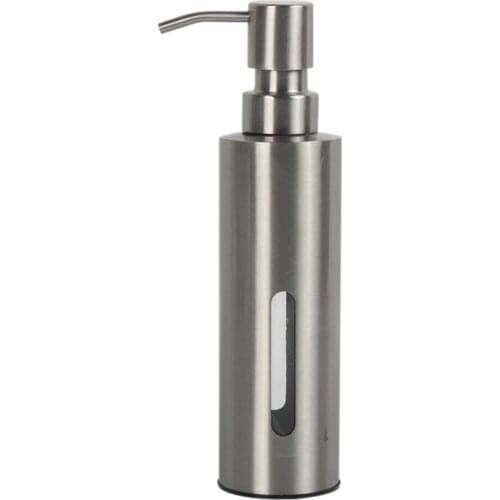 Bathroom Accessory Detergents Durable Free Standing Soap Dispenser Hotel Stainless Steel Kitchen Multi Purpose Office Home