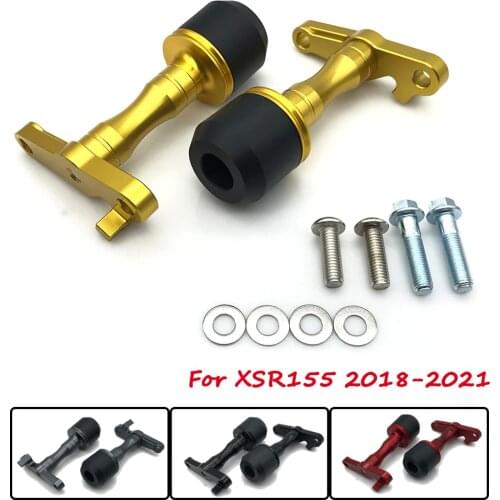 Motorcycle CNC Aluminum Frame Slider Crash Pad Guard Cover Slider Protector For Yamaha XSR155 XSR 155 2018-2021