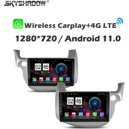 360 Panoramic Camera 6G+128G Android 10.0 Car DVD Player GPS WIFI Bluetooth 5.0 RDS Radio For Honda FIT JAZZ 2007 2008 2009-2013