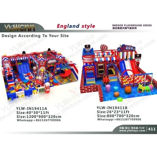 CE,TUV certificated kids soft play sets Entertainment playground Equipment Commercial Indoor soft Play area YLW-IN19411