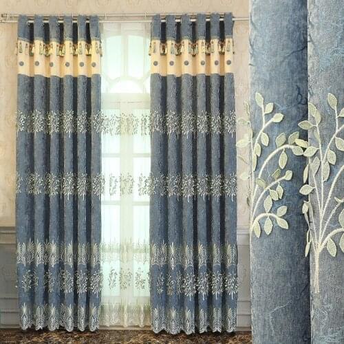 Floral Lace Tulle Curtains For Living Room Bedroom Embroidered Sheer Curtains For Children Bedroom Window Voile Curtains drapes