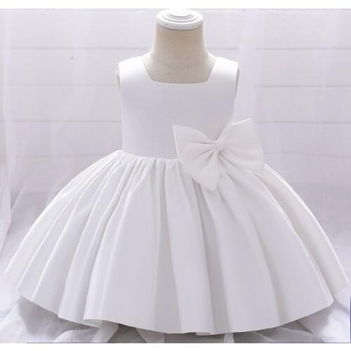 Kids Dress for Girls Summer Dresses for Party and Wedding Christmas Clothing Princess Flower White Dress Children Prom Ball Gown