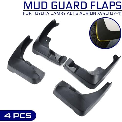 For Toyota Camry Altis Aurion XV40 2007-2011 1 Set Car Mud Flaps for Fender Flares Mudguards Mudflaps Splash Guards