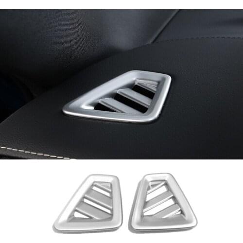 For Volvo XC60 2018 2019 Car Front Small Air Outlet Decoration Cover Trim ABS Matte Auto Interior Accessories Styling Sticker