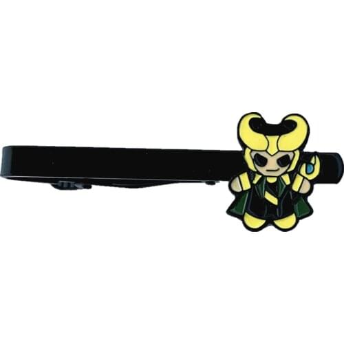 FANTASY UNIVERSE Loki Tie clip Superhero High Quality Jewelry Cosplay Party dress up Kawaii Woman/man Gift