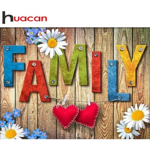 Huacan Diamond Painting 5d Letter LOVE Full Square Drill Diamond Embroidery Sale Word Needlework Handicraft Home Decor