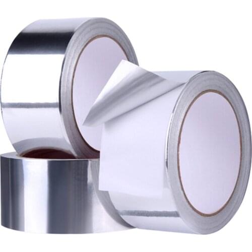 20M Aluminum Foil Tape Thermal Resist Duct Repairs High Temperature Resistant Foil Adhesive Tape