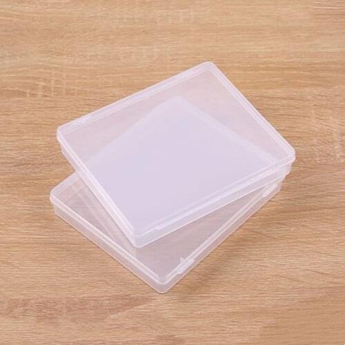 PP Boxes 2pcs Practical Toolbox Plastic Container Box for Tools Case Screw Sewing Transparent Component Screw Jewelry Storage