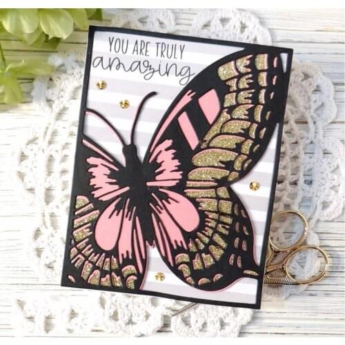 Butterfly Transparent Clear Stamps for DIY Scrapbooking/Card Making/Kids Christmas Fun Decoration Supplies