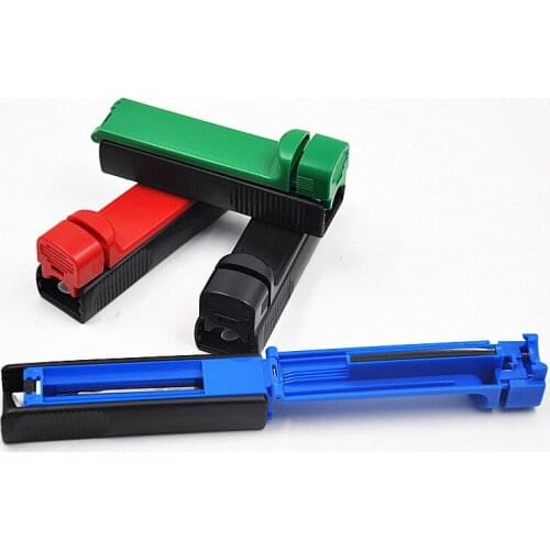 DIY Manual Cigarette-Rolling Machine Pull Smoke Detector with Pipe Tobacco Injector Maker Roller Cigarette rolling Machine