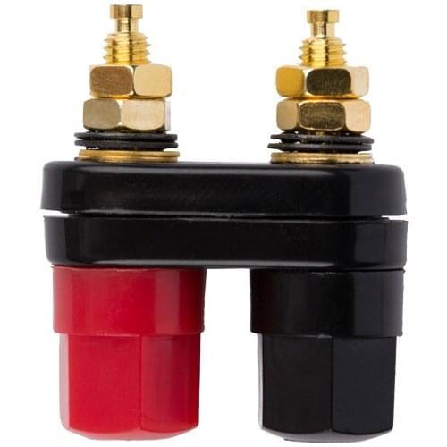 4mm Banana plugs Couple Terminals Red Black Connector Amplifier Terminal Binding Post Banana Speaker Plug Jack
